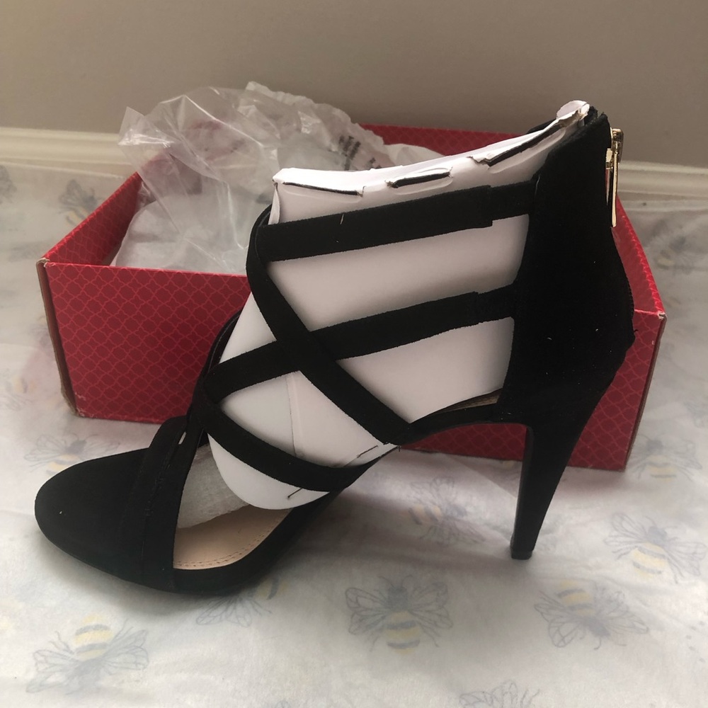 Women’s Black Strap Heels